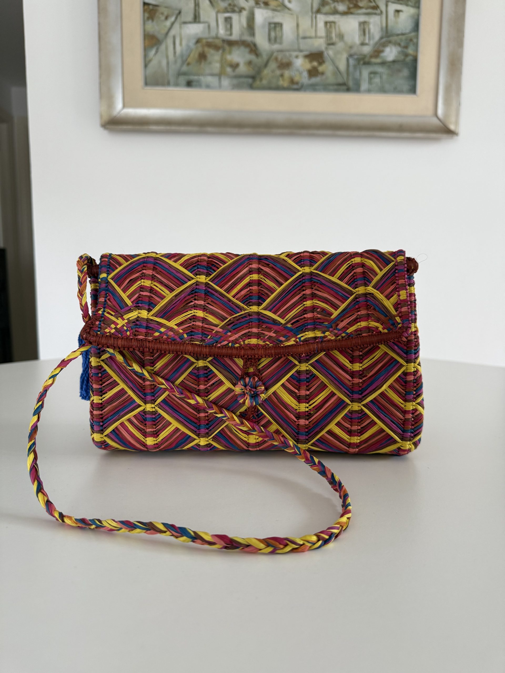 SMALL PALHA PINEAPPLE PINK - Image 3