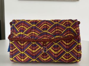 SMALL PALHA PINEAPPLE PINK